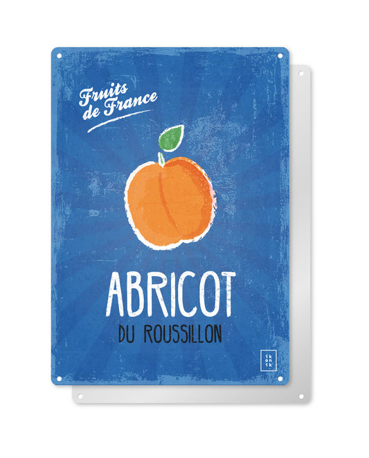 Roussillon apricot decorative sign | FRUITS DE FRANCE