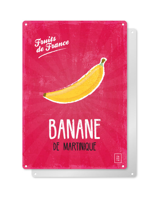 Martinique banana decor plaque | FRUITS DE FRANCE