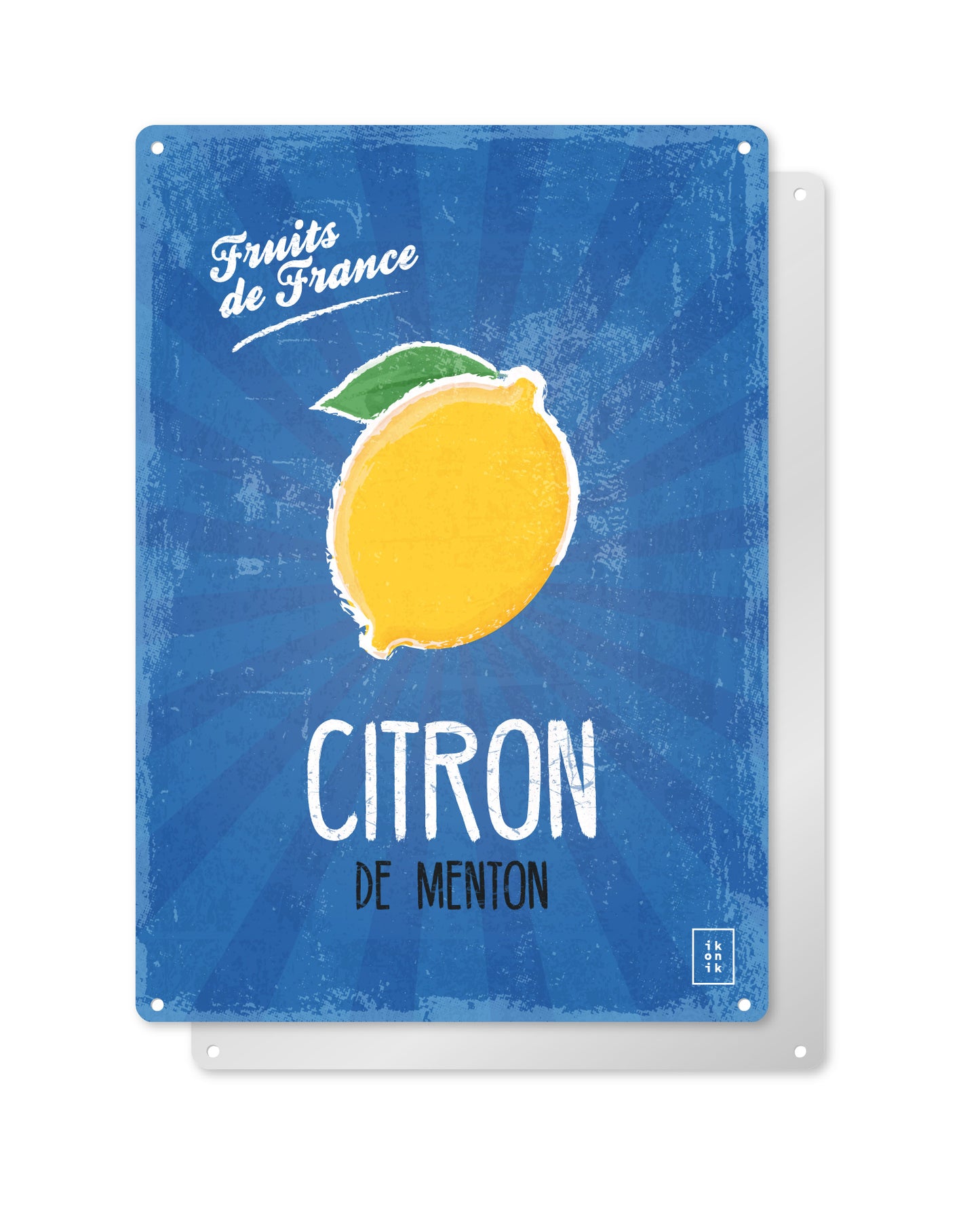 Plaque déco Citron de Menton | Fruits de France