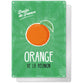 Plaque déco Orange de la Réunion | Fruits de France