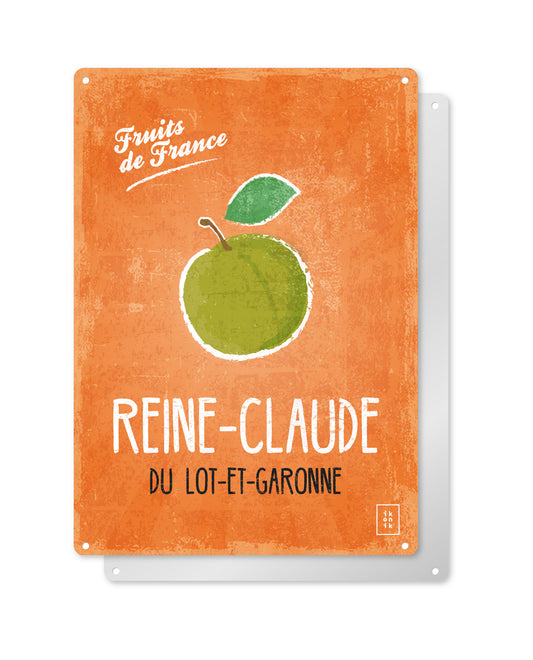 Queen-Claude Decor Plaque du Lot-et-Garonne | FRUITS DE FRANCE