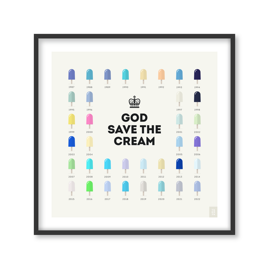 God Save The Cream - Square Poster