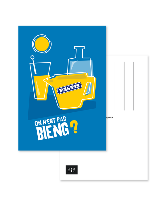 <tc>The Pastis postcard | On n'est pas bieng ?</tc>