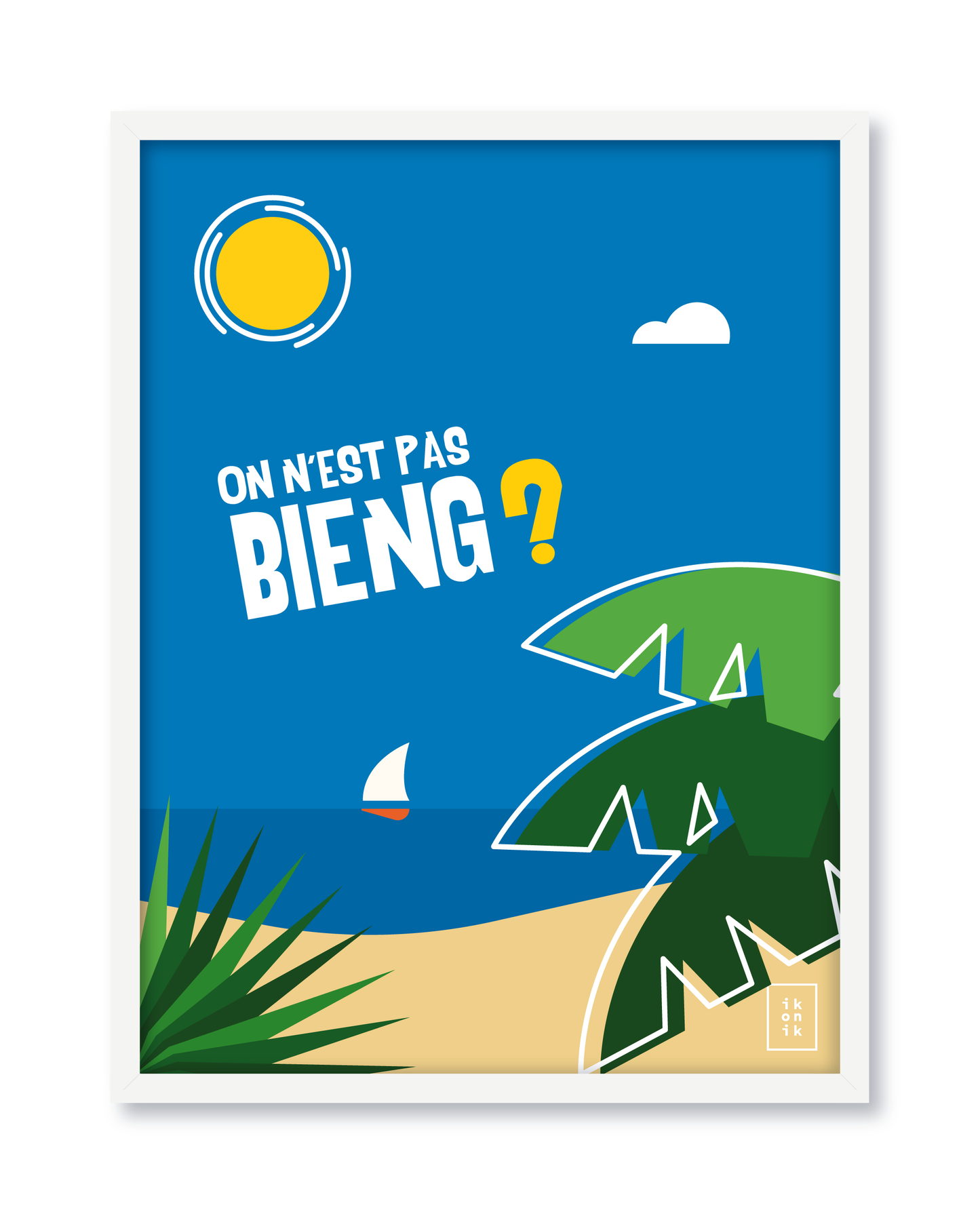 <tc>The beach poster | On n'est pas bieng ?</tc>