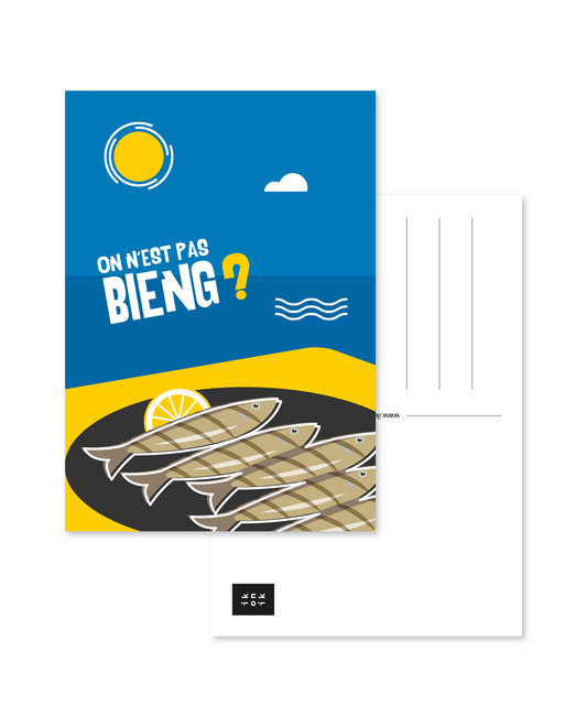 <tc>The sardinade postcard | On n'est pas bieng ?</tc>