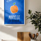 Affiche Abricot | Fruits de France