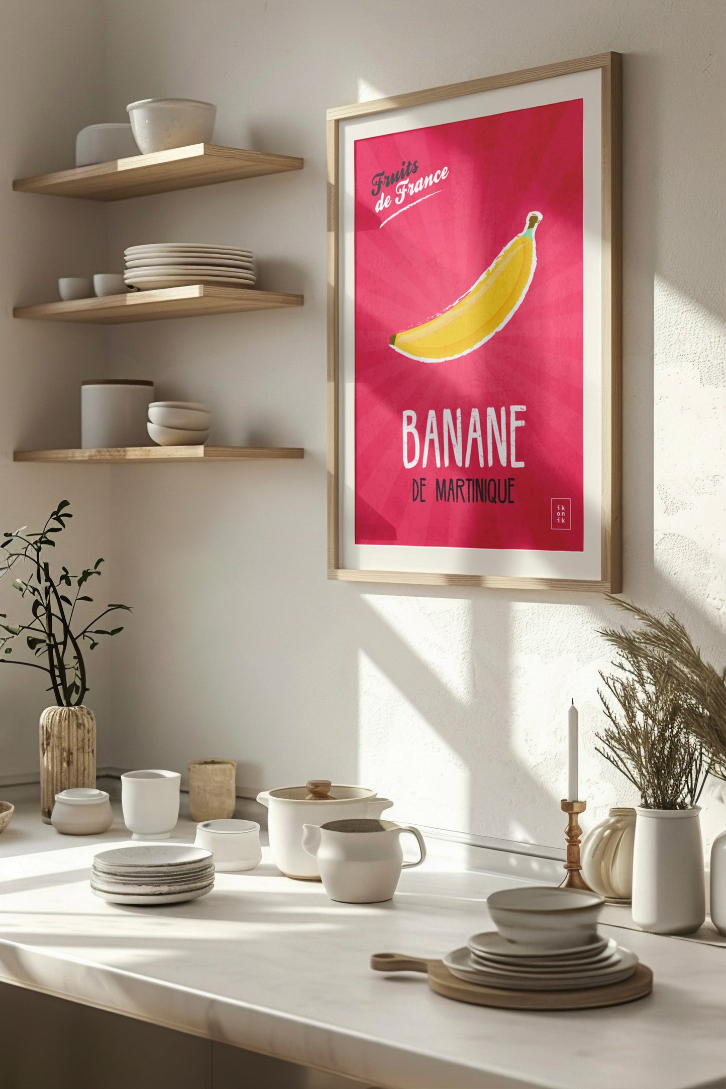 Affiche Banane | Fruits de France