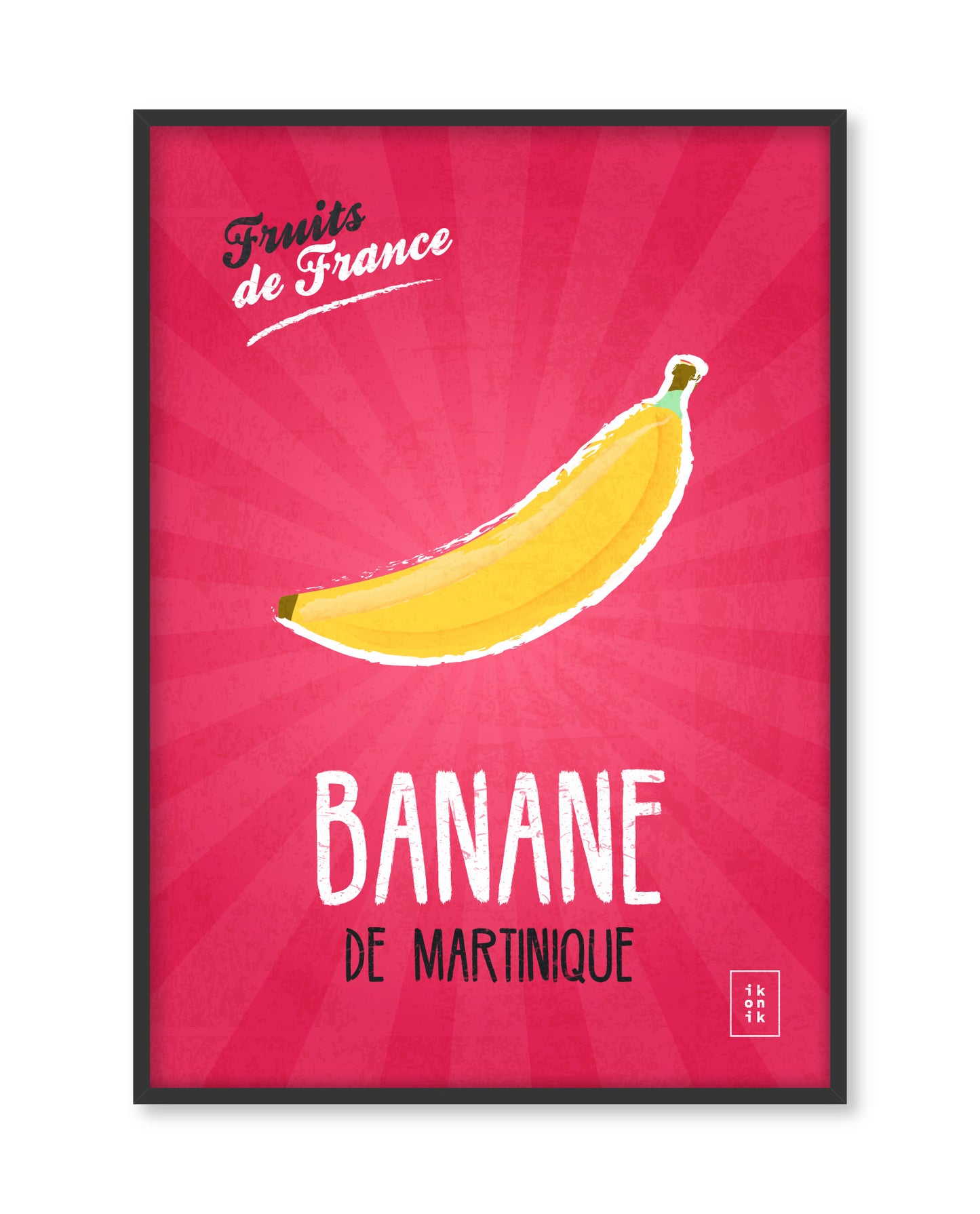 Affiche Banane | Fruits de France