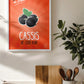 Affiche Cassis | Fruits de France