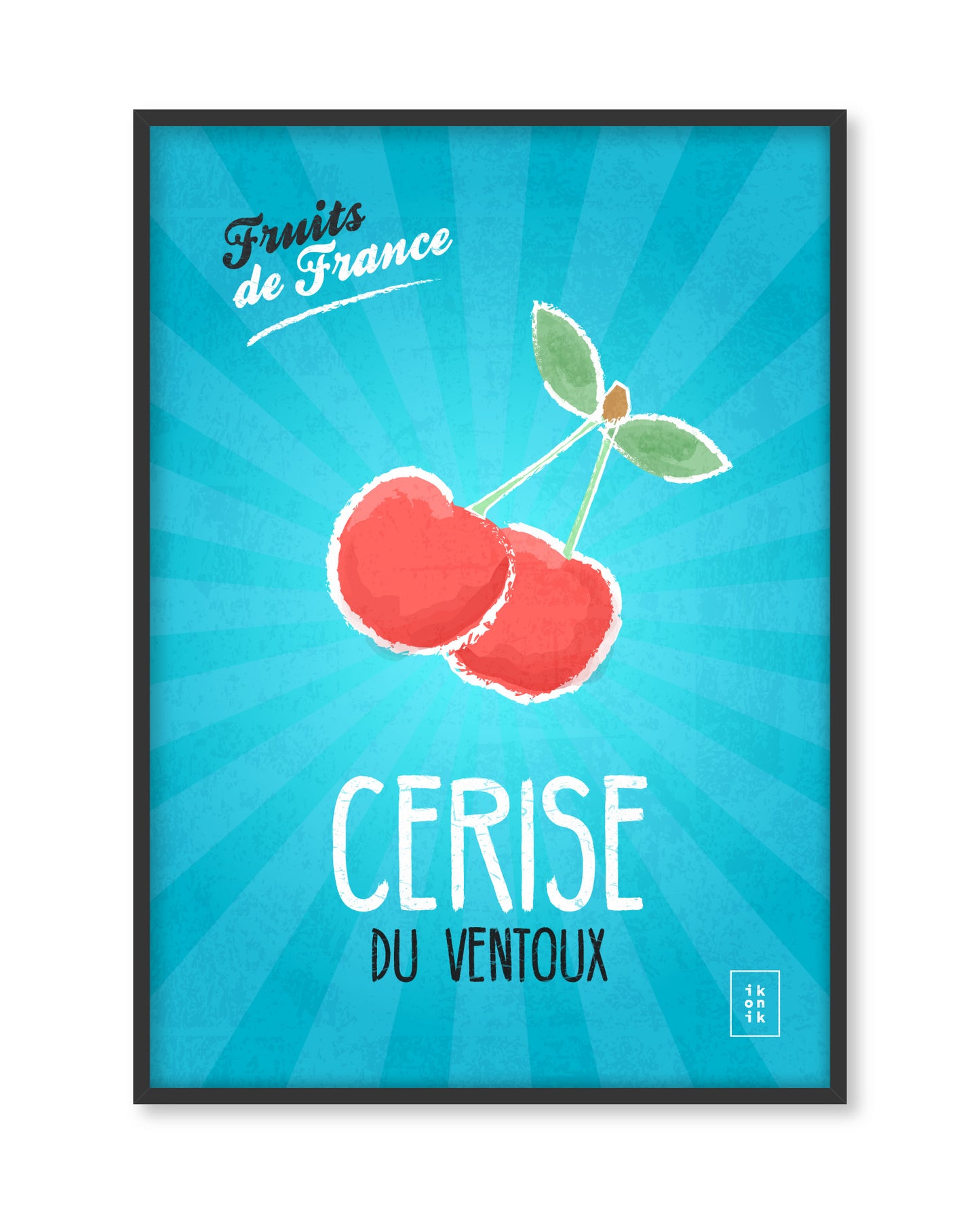 Affiche Cerise | Fruits de France