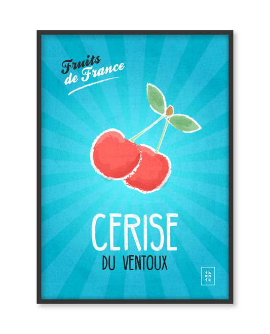 Affiche Cerise | Fruits de France