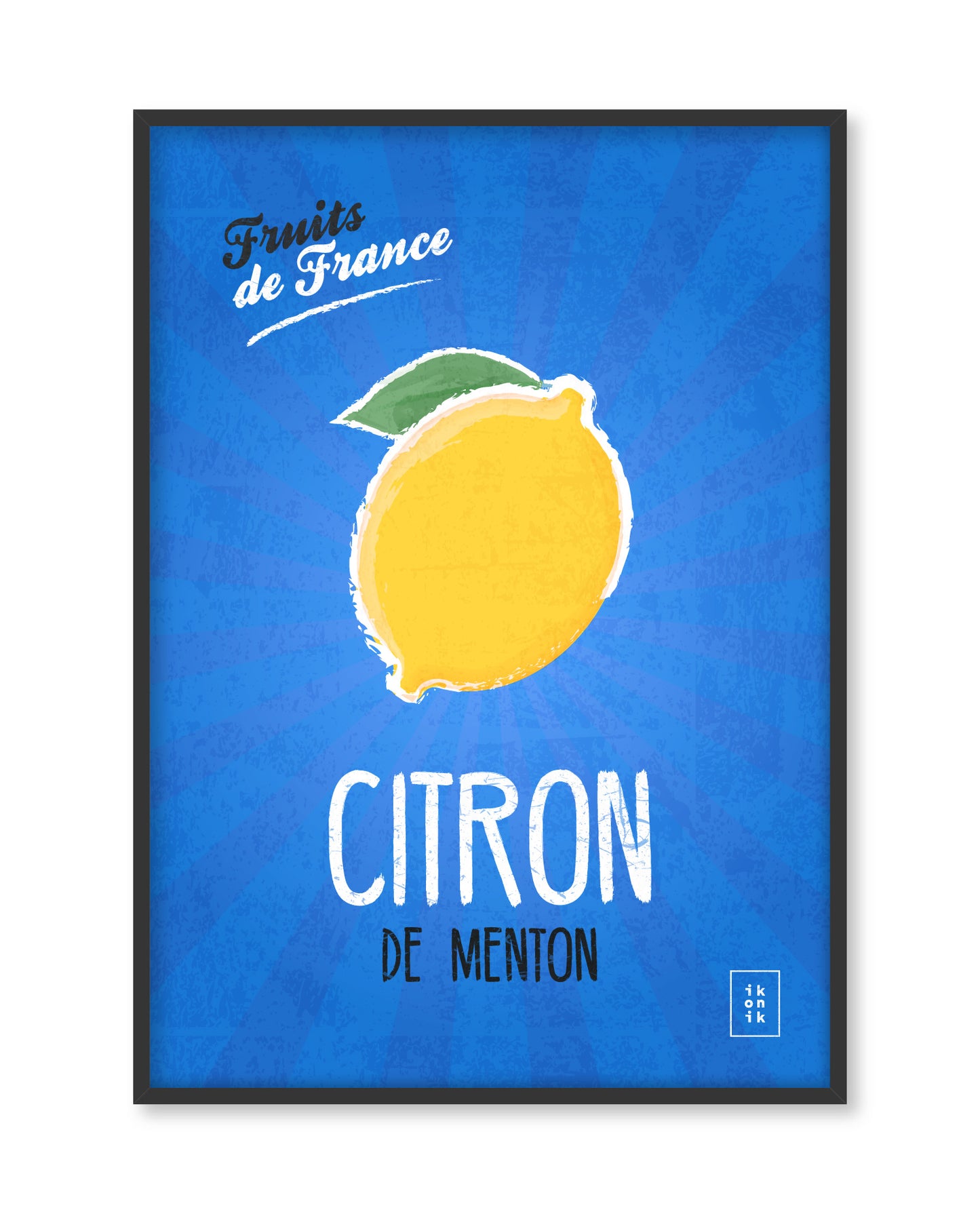 Affiche Citron | Fruits de France