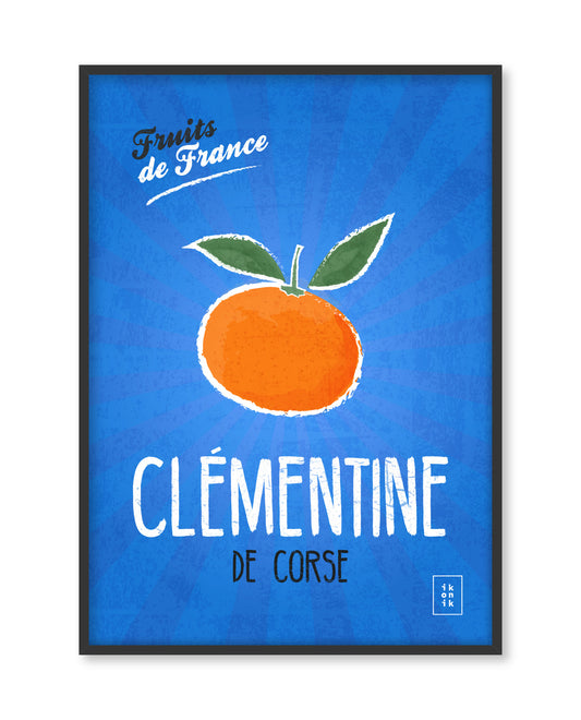 Clementine Poster | Fruits of France