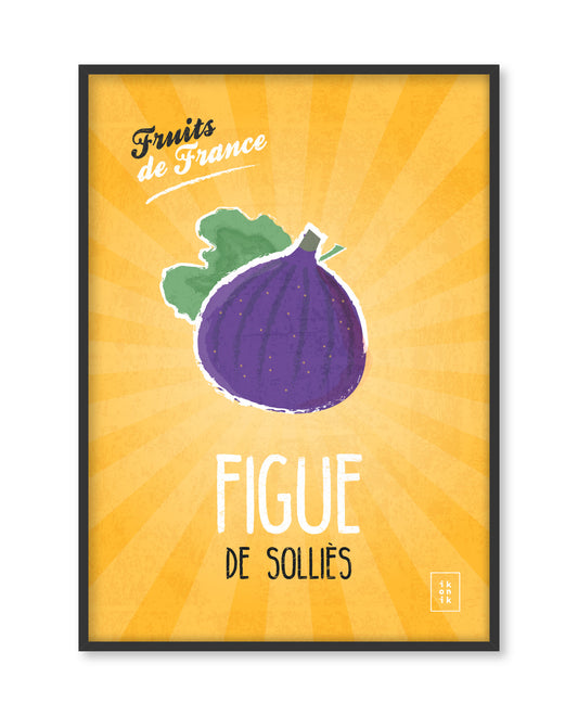 Affiche Figue | Fruits de France