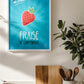 Strawberry Poster | Fruits of France