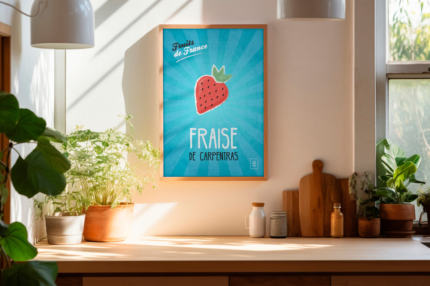 Strawberry Poster | Fruits of France