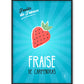 Strawberry Poster | Fruits of France