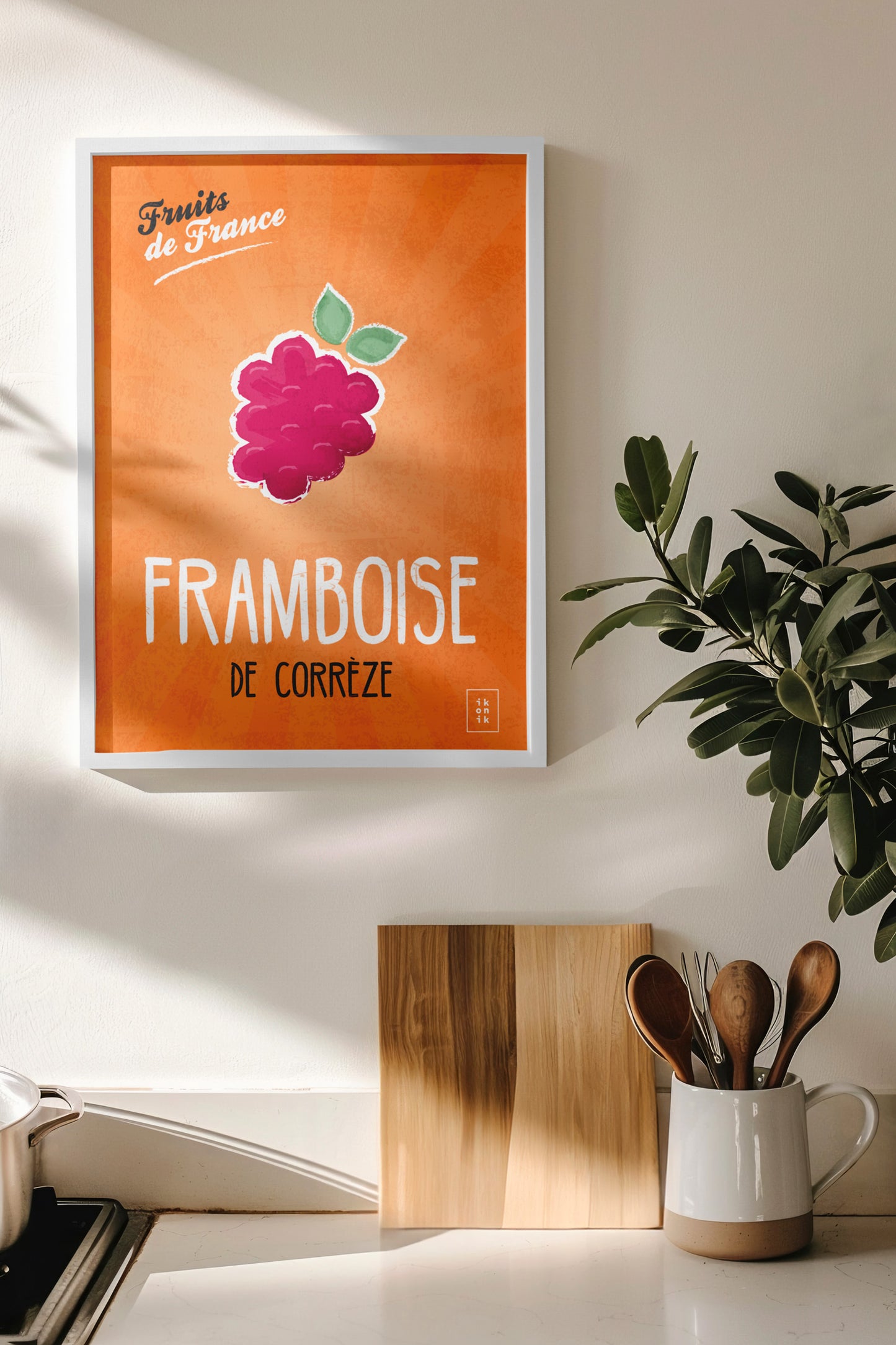 Affiche Framboise | Fruits de France