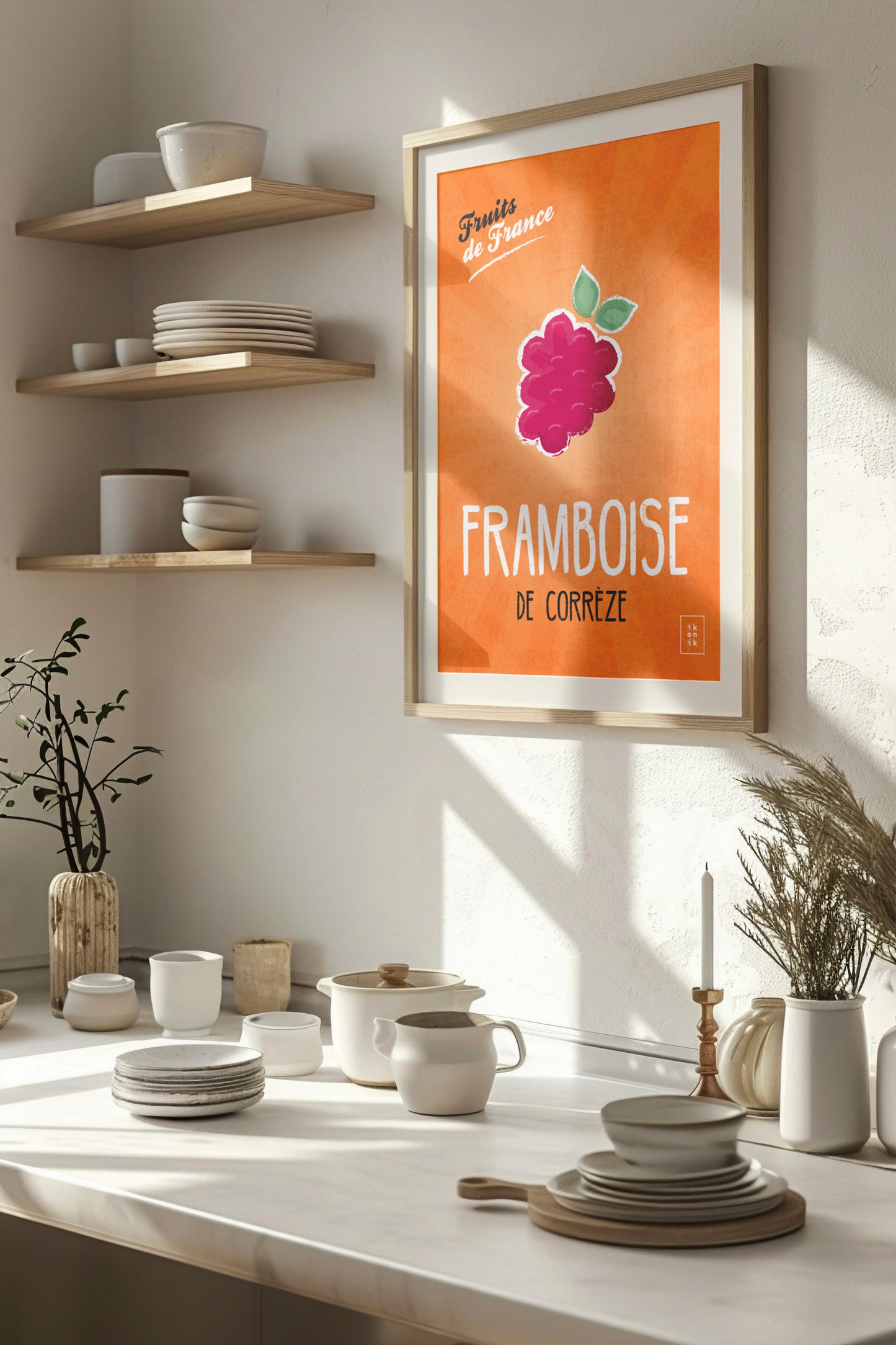 Affiche Framboise | Fruits de France