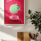 Melon Poster | Fruits of France