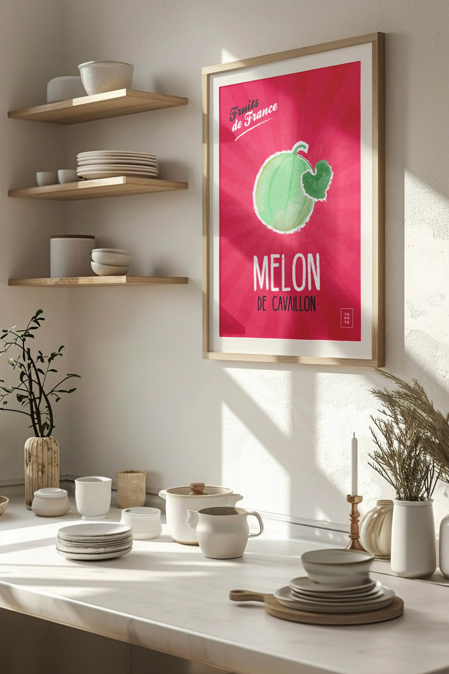 Melon Poster | Fruits of France