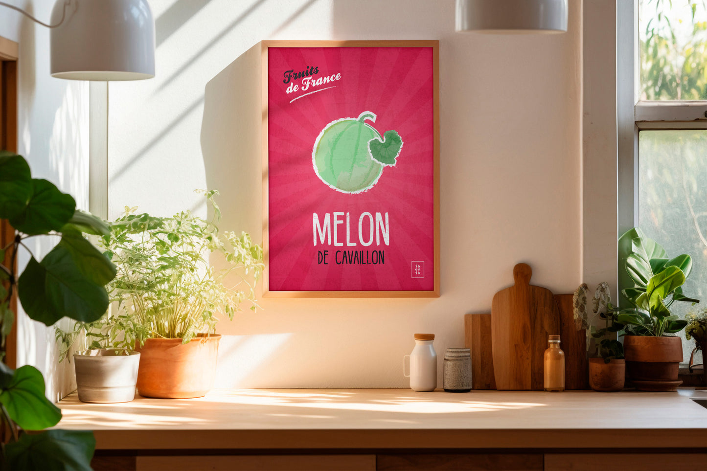 Melon Poster | Fruits of France