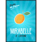 Affiche Mirabelle | Fruits de France