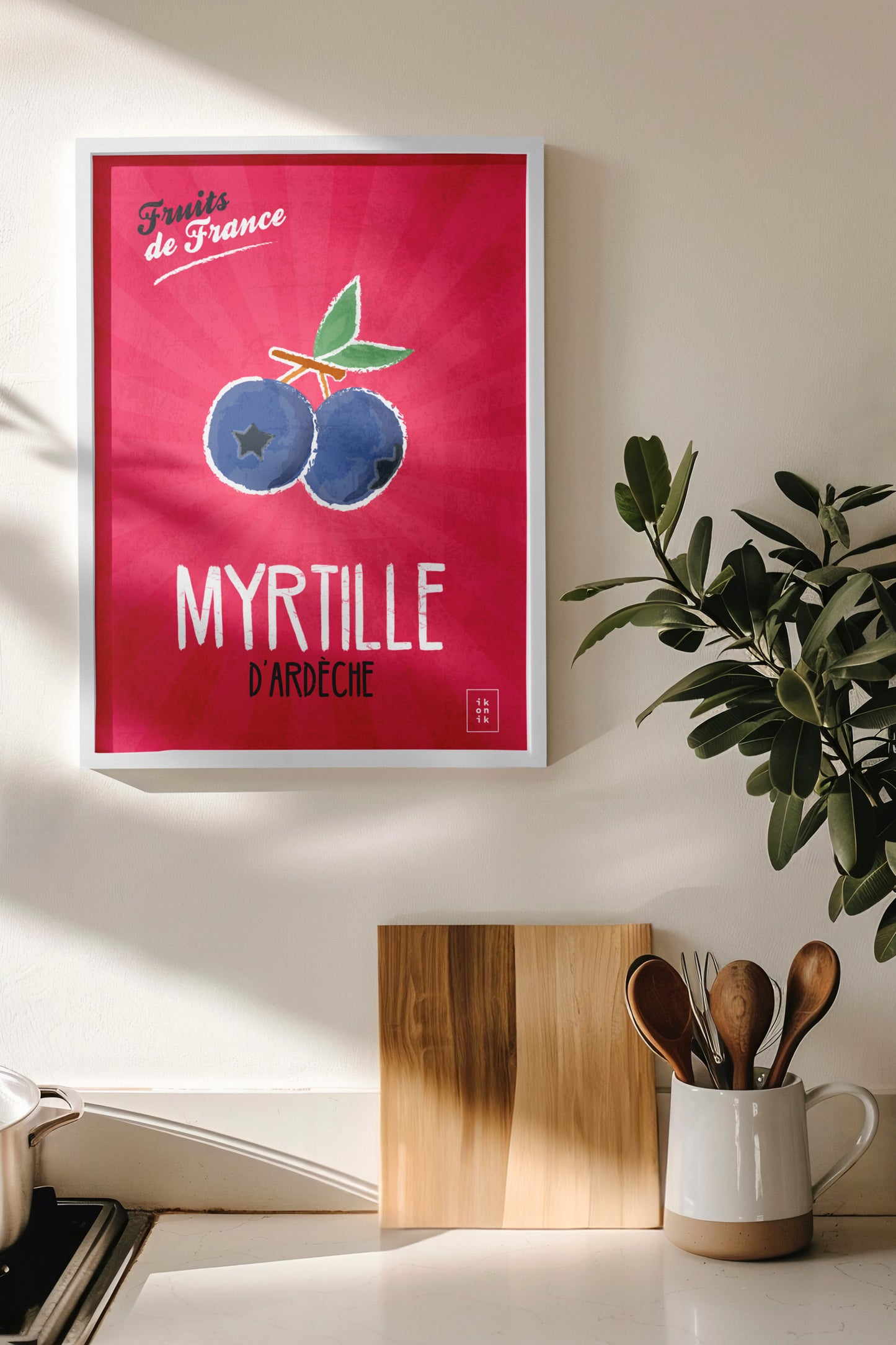 Affiche Myrtille | Fruits de France