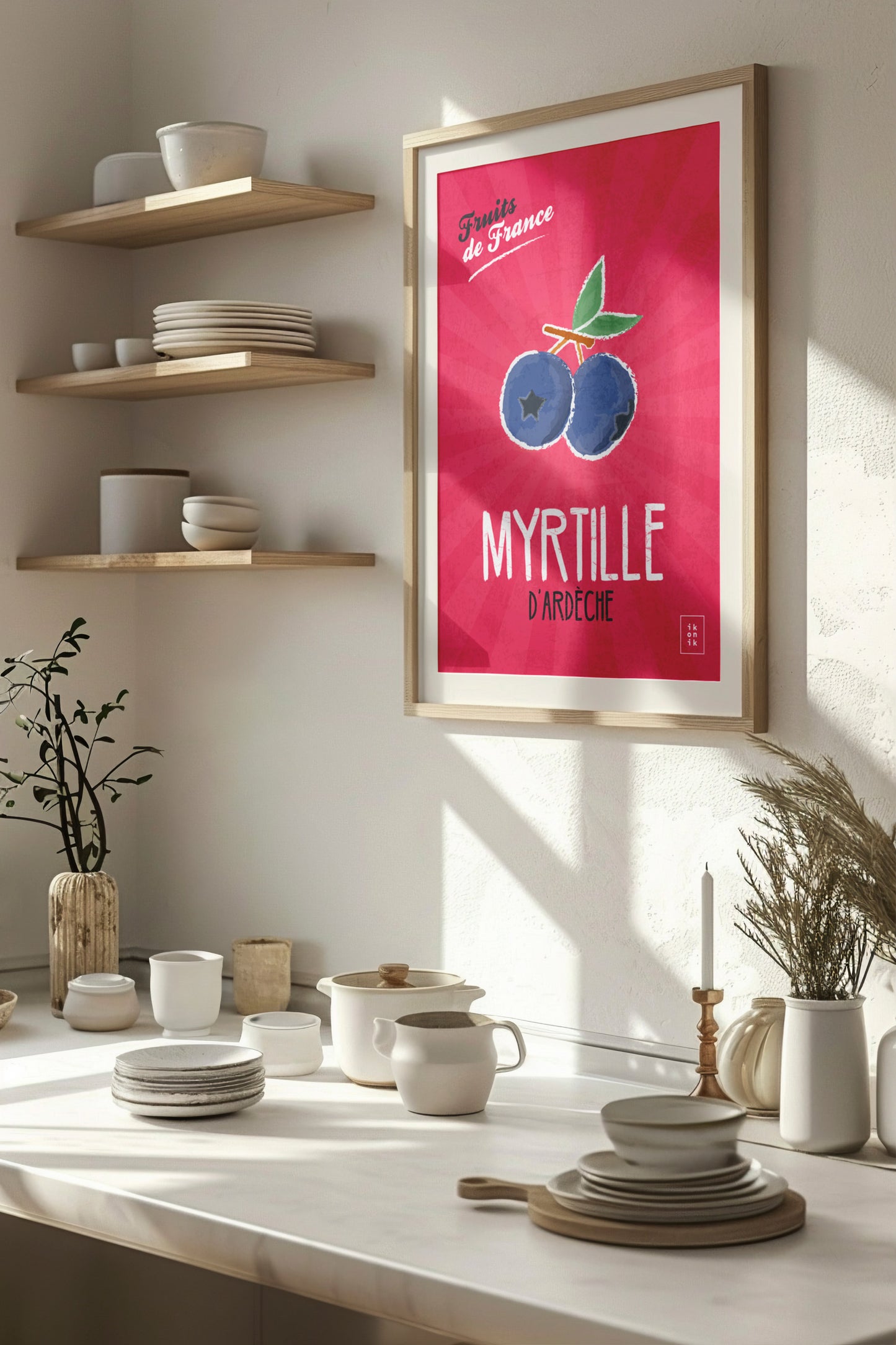 Affiche Myrtille | Fruits de France