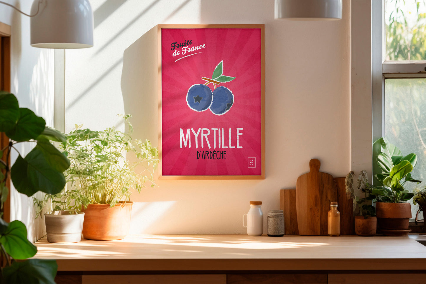 Affiche Myrtille | Fruits de France