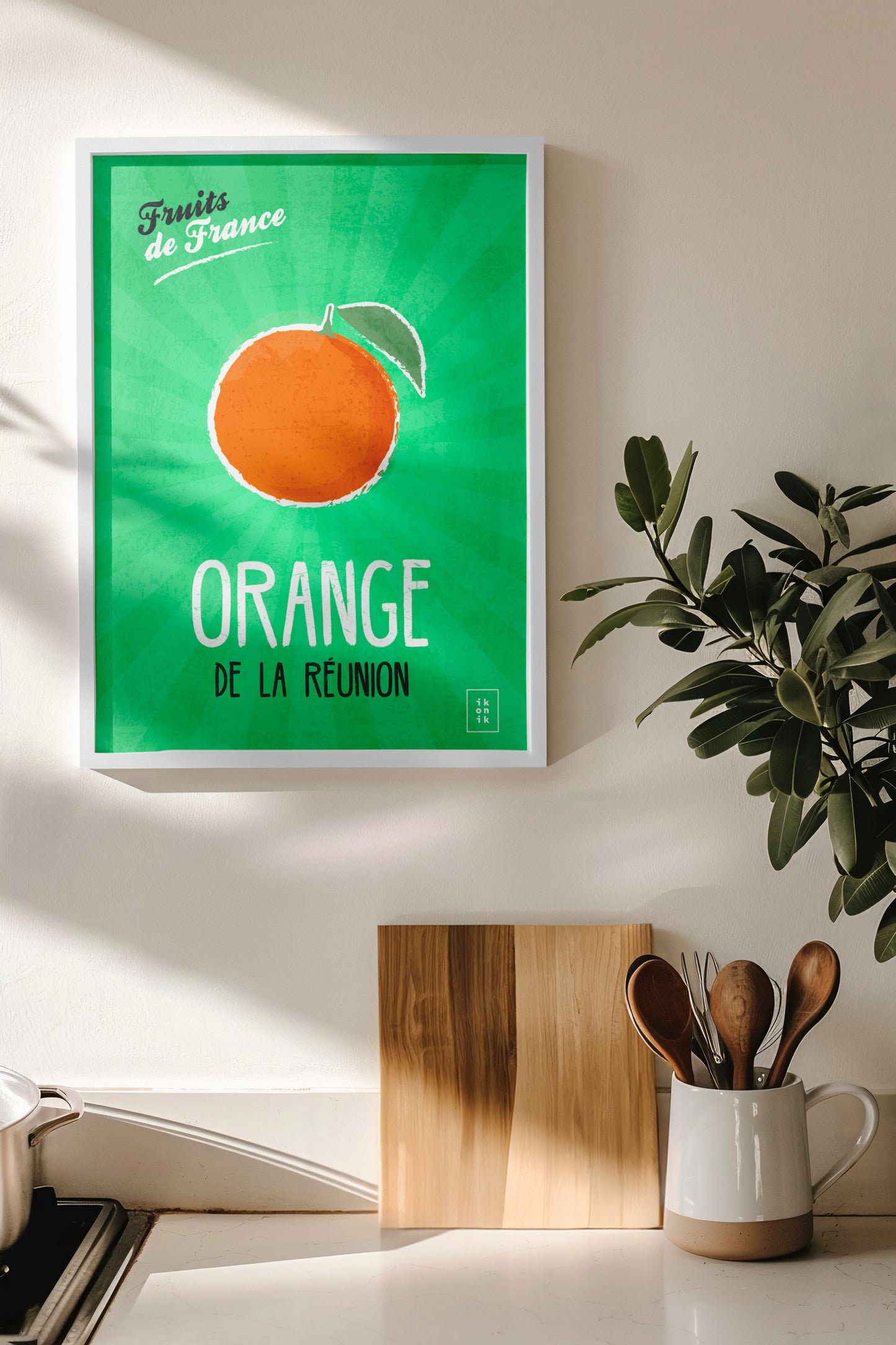 Orange Poster | Fruits of France