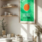 Orange Poster | Fruits of France