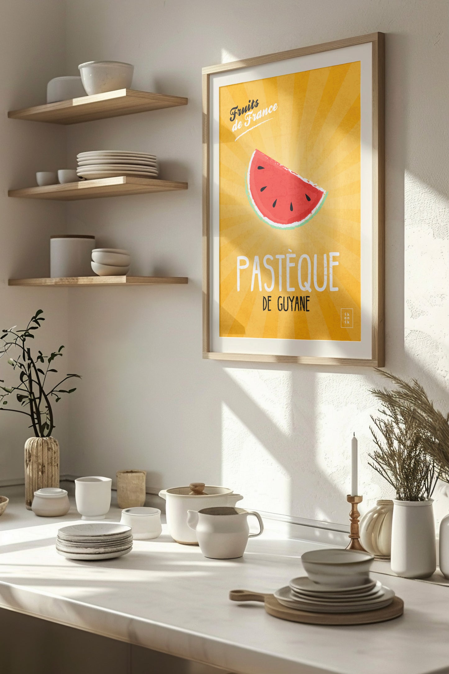 Affiche Pastèque | Fruits de France