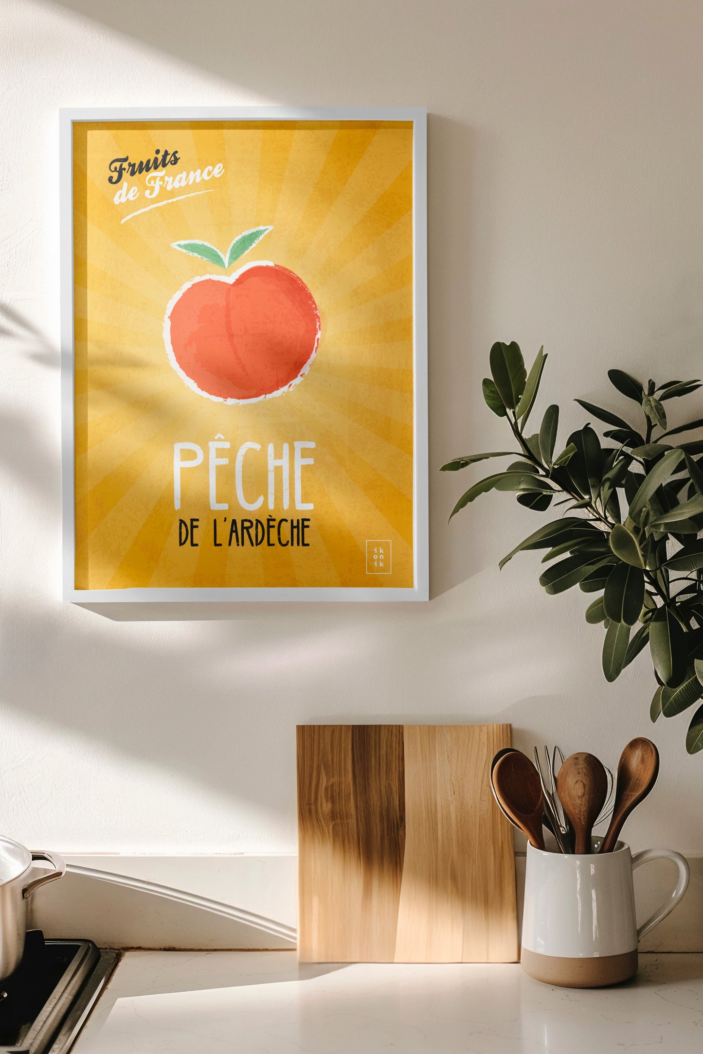 Affiche Pêche | Fruits de France