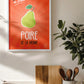 Pear Poster | Fruits of France