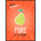 Affiche Poire | Fruits de France