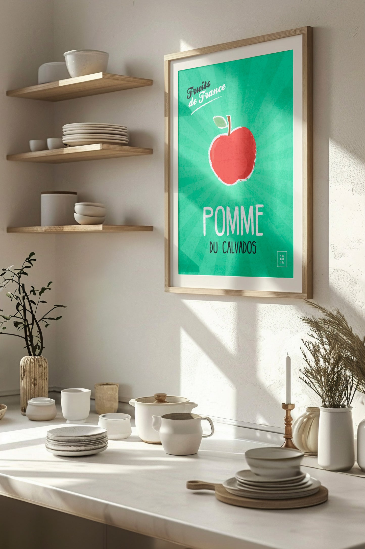 Affiche Pomme | Fruits de France