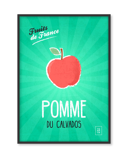 Apple Poster | Fruits of France