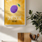 Affiche Quetsche | Fruits de France