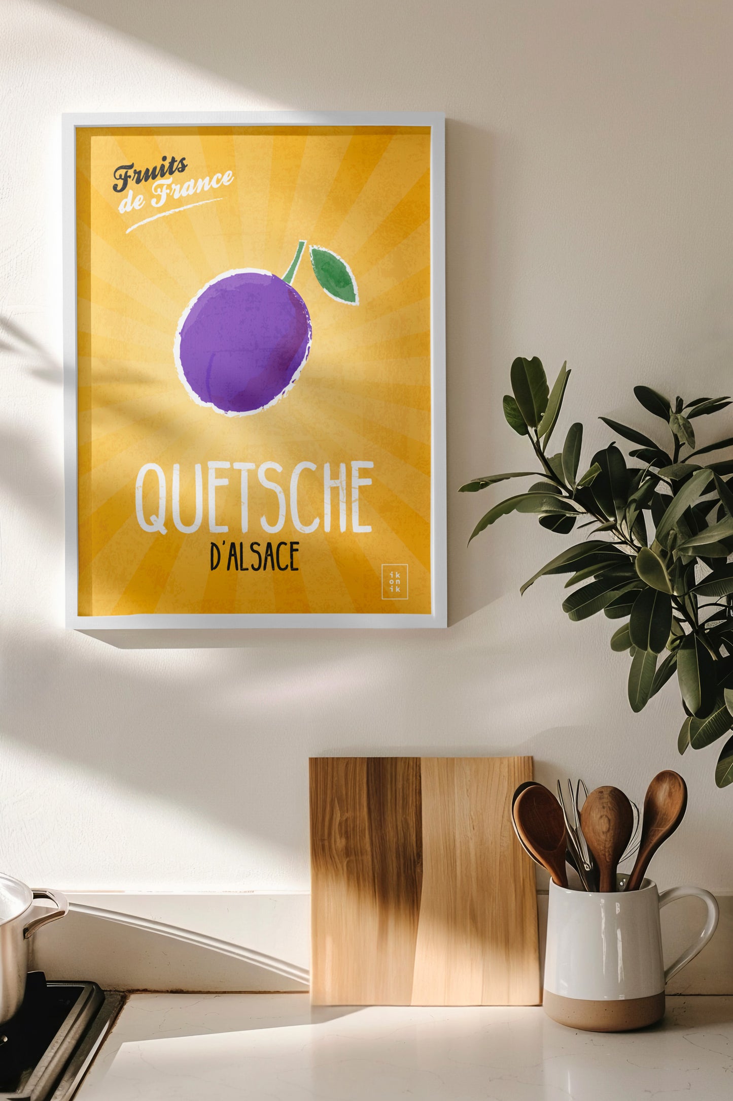 Affiche Quetsche | Fruits de France