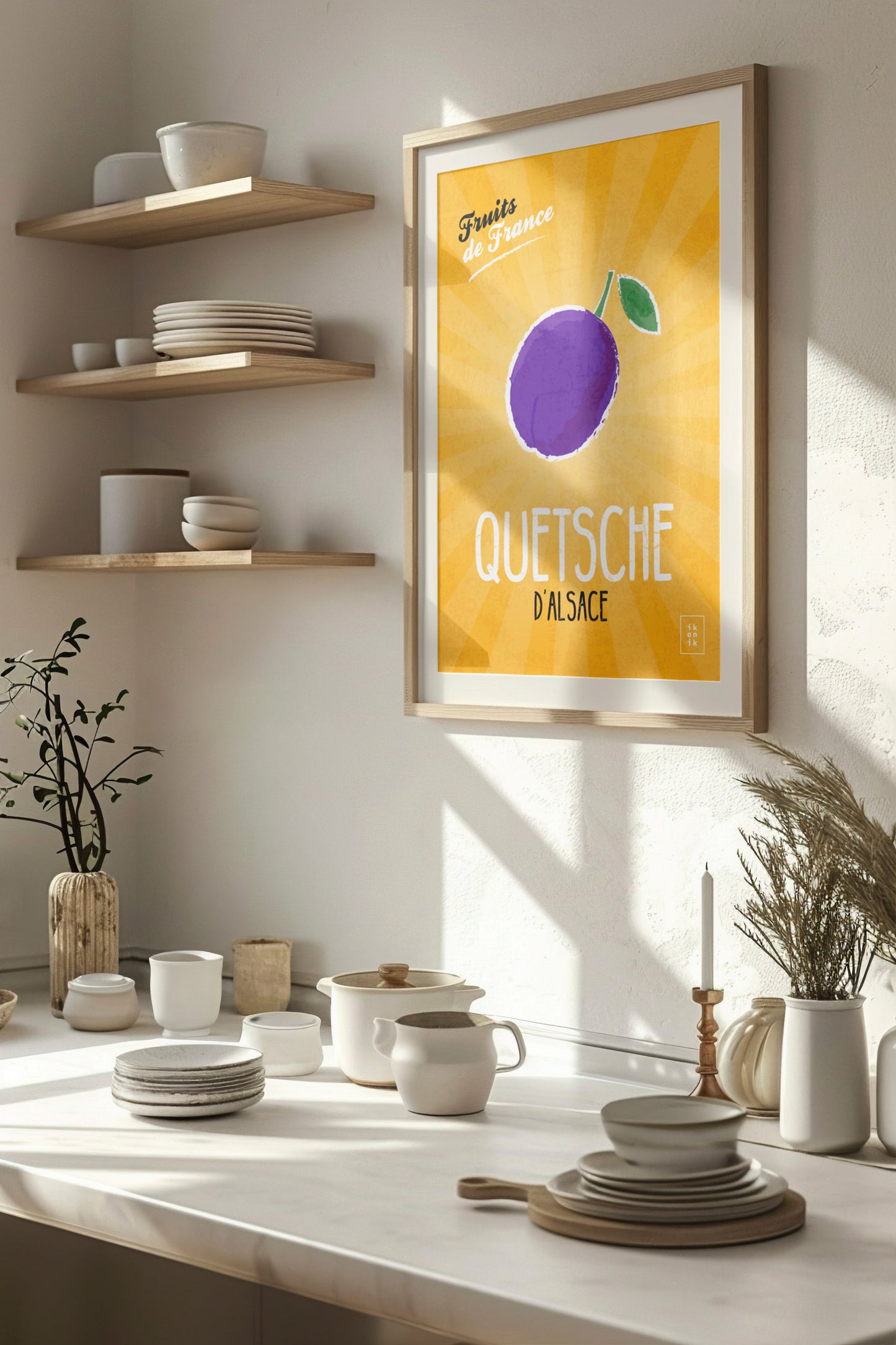 Affiche Quetsche | Fruits de France