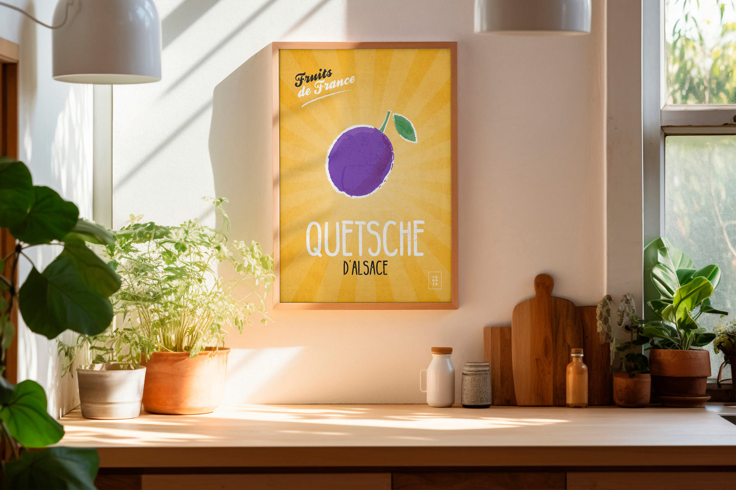 Affiche Quetsche | Fruits de France