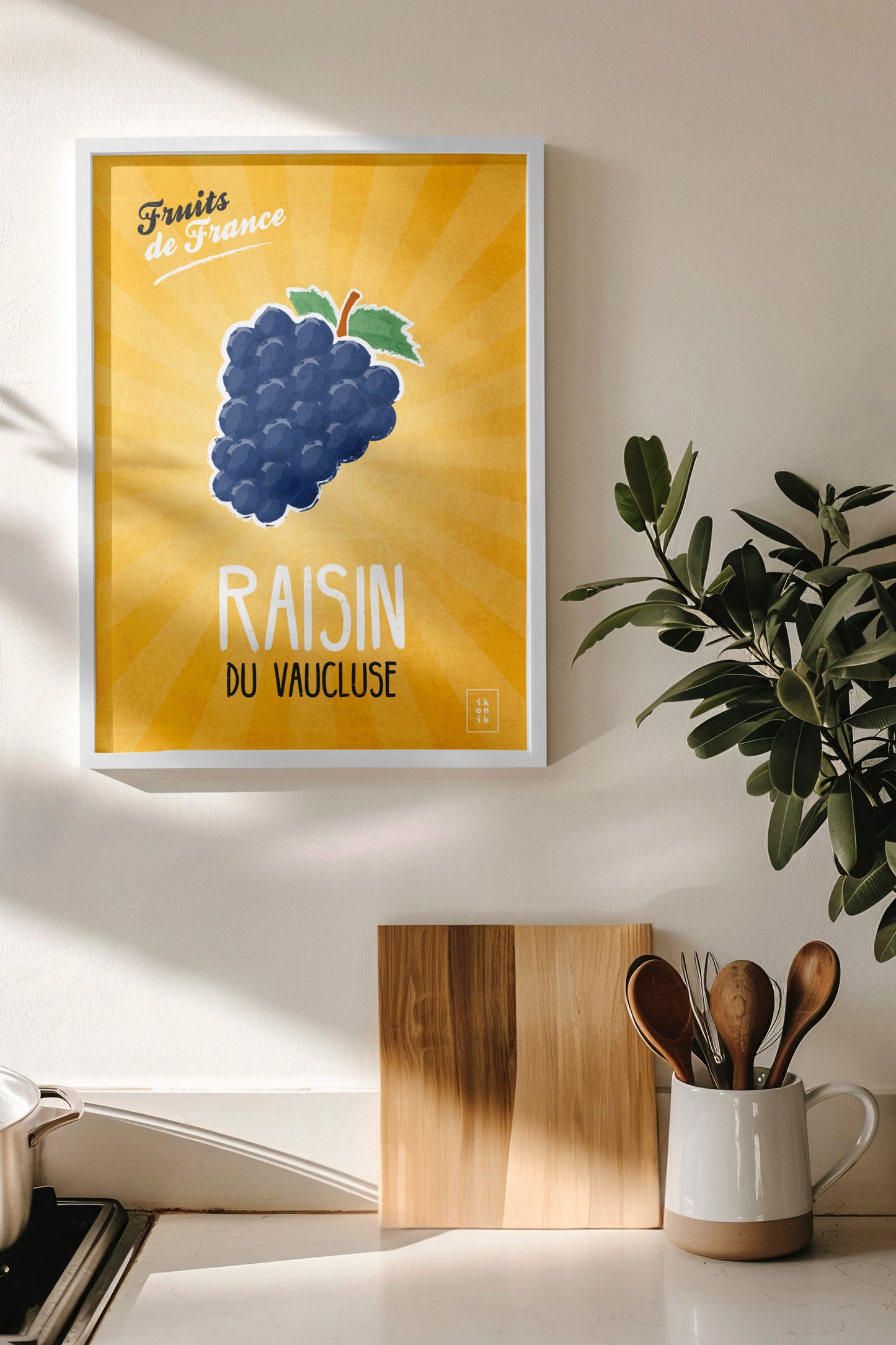 Affiche Raisin | Fruits de France