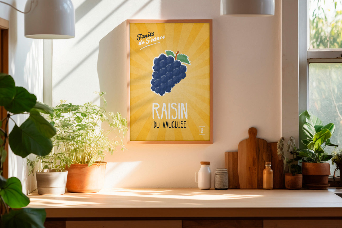 Affiche Raisin | Fruits de France