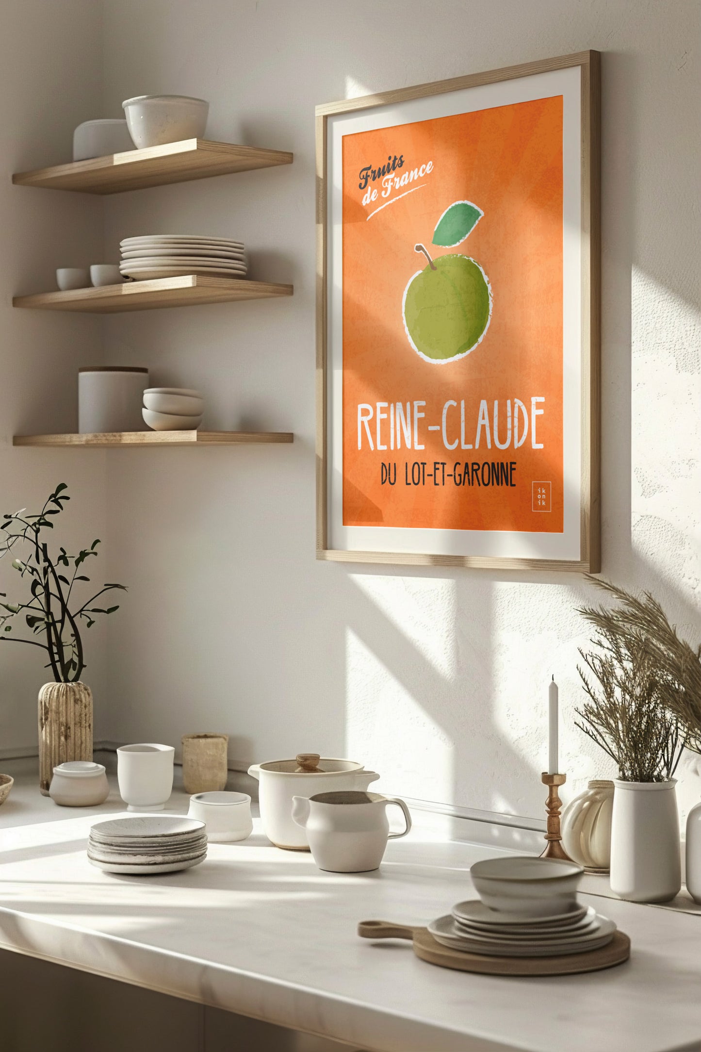 Reine Claude Poster | Fruits of France