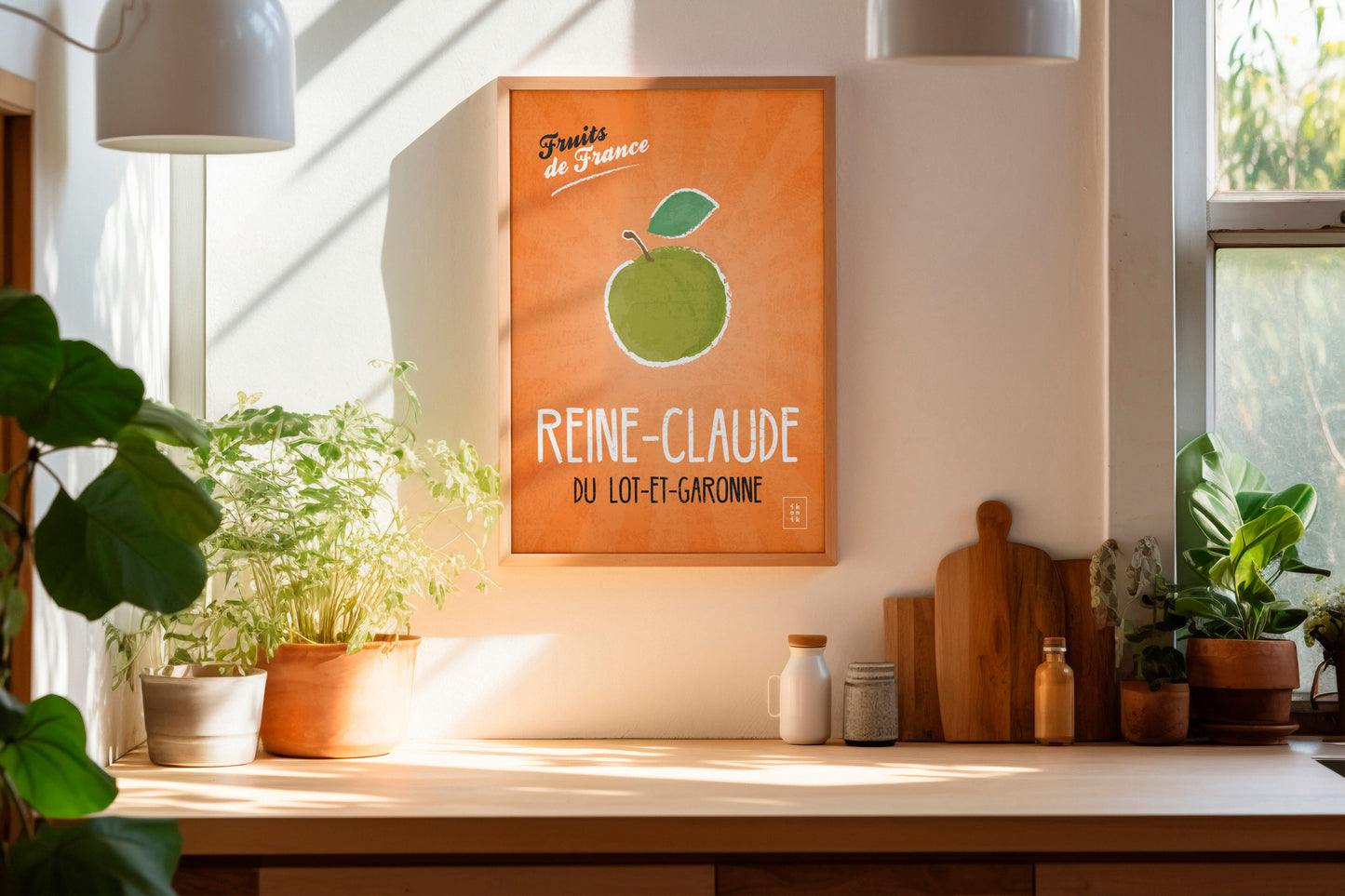 Reine Claude Poster | Fruits of France