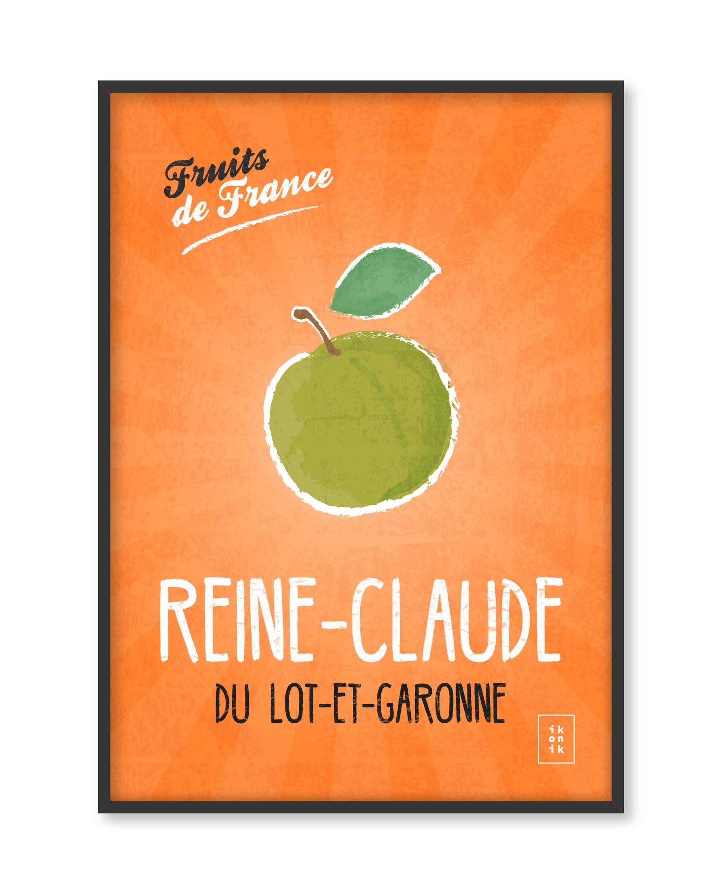 Affiche Reine-Claude | Fruits de France