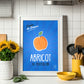 Affiche Abricot | Fruits de France