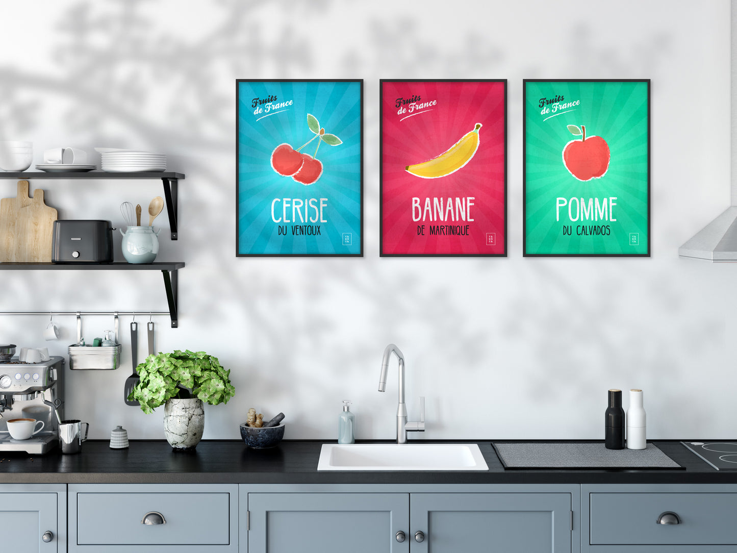 Affiche Pomme | Fruits de France