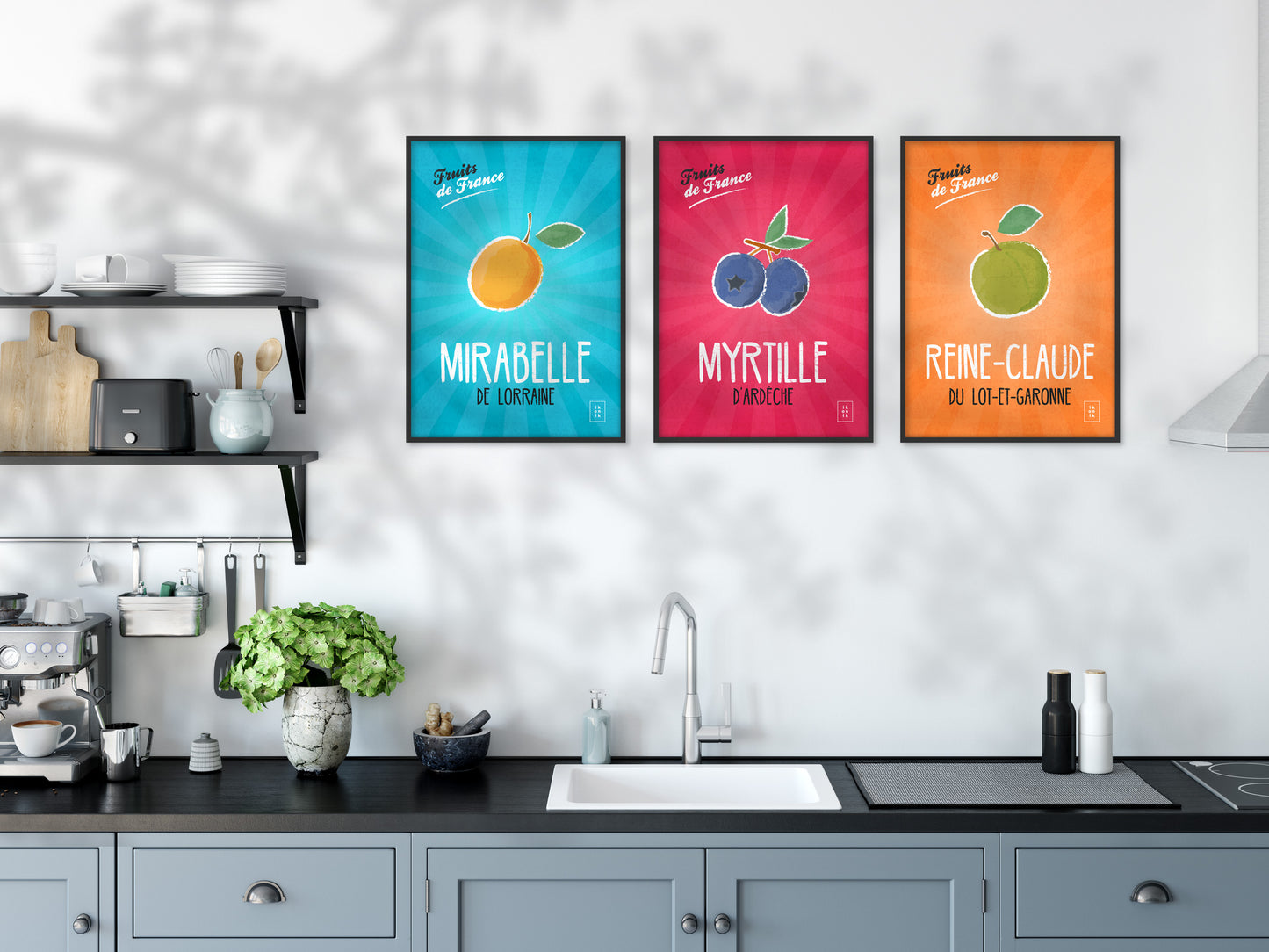 Affiche Mirabelle | Fruits de France